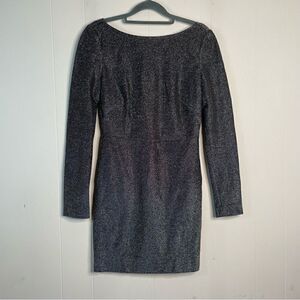 Diane Von Furstenberg Fitted Metallic Mini Dress NWT